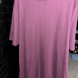 Big & Tall Men's Purple Shirt